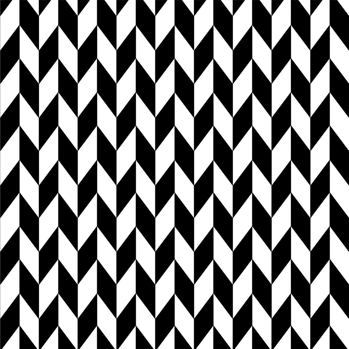 B&W Chevron Art Print