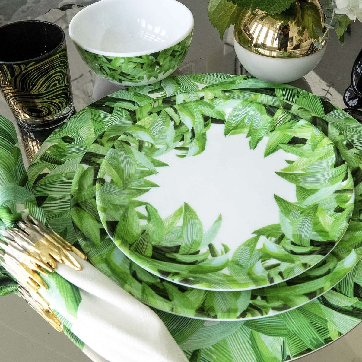 Pura Vida Salad Plate Set of 4