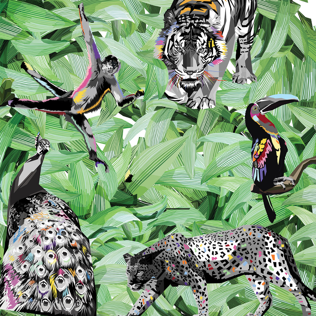 Pura Vida Jungle Art Print
