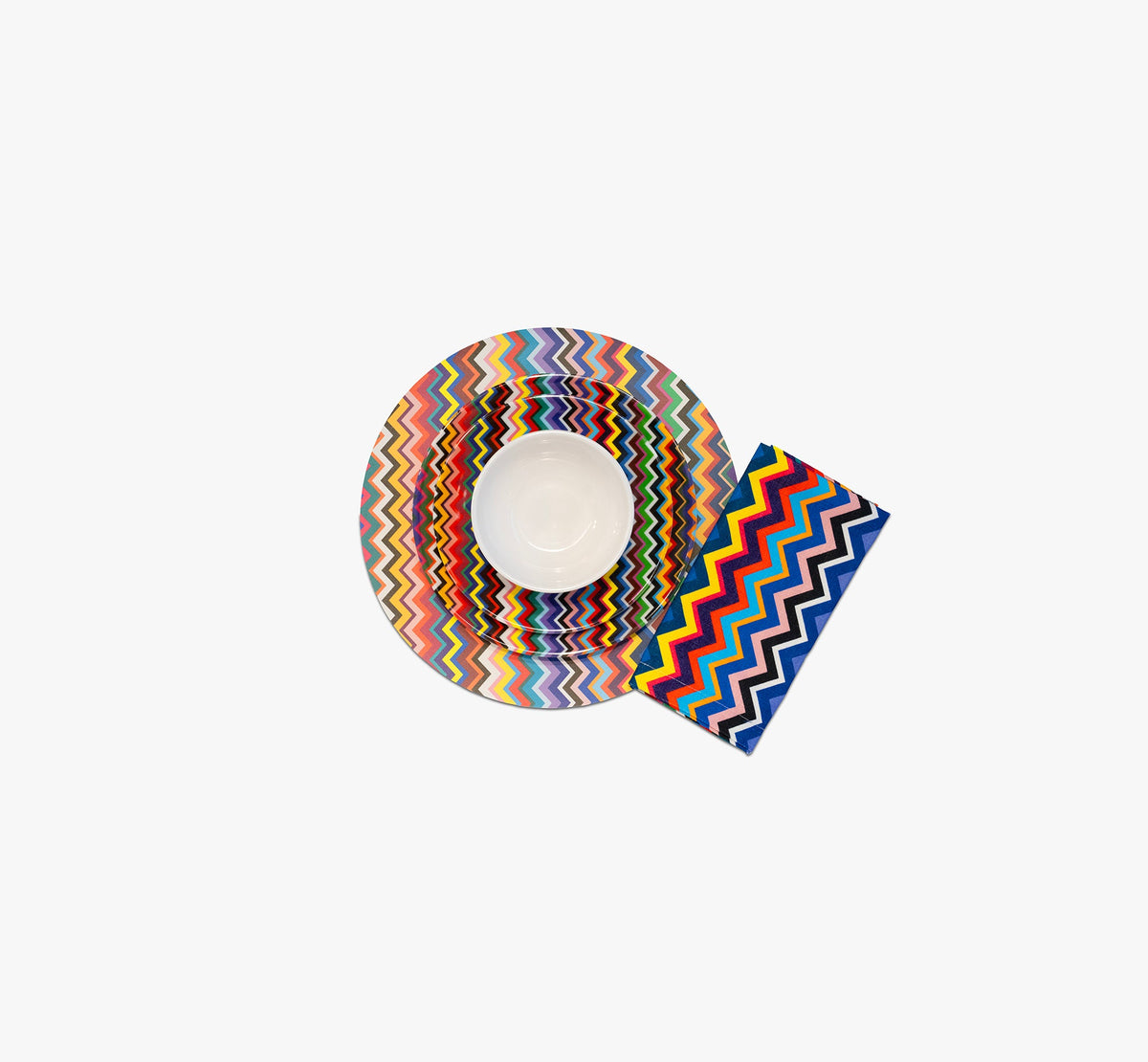 Multicolored Zigzag