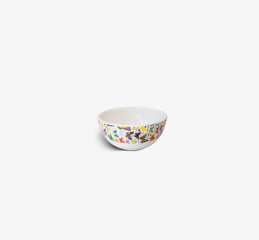 Multicolored Butterflies Melamine Bowl Set of 4