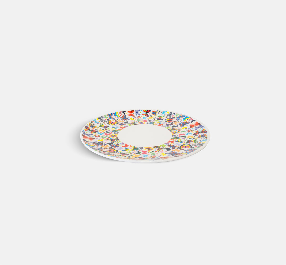 Multicolored Butterflies Dinner Plate Set of 4