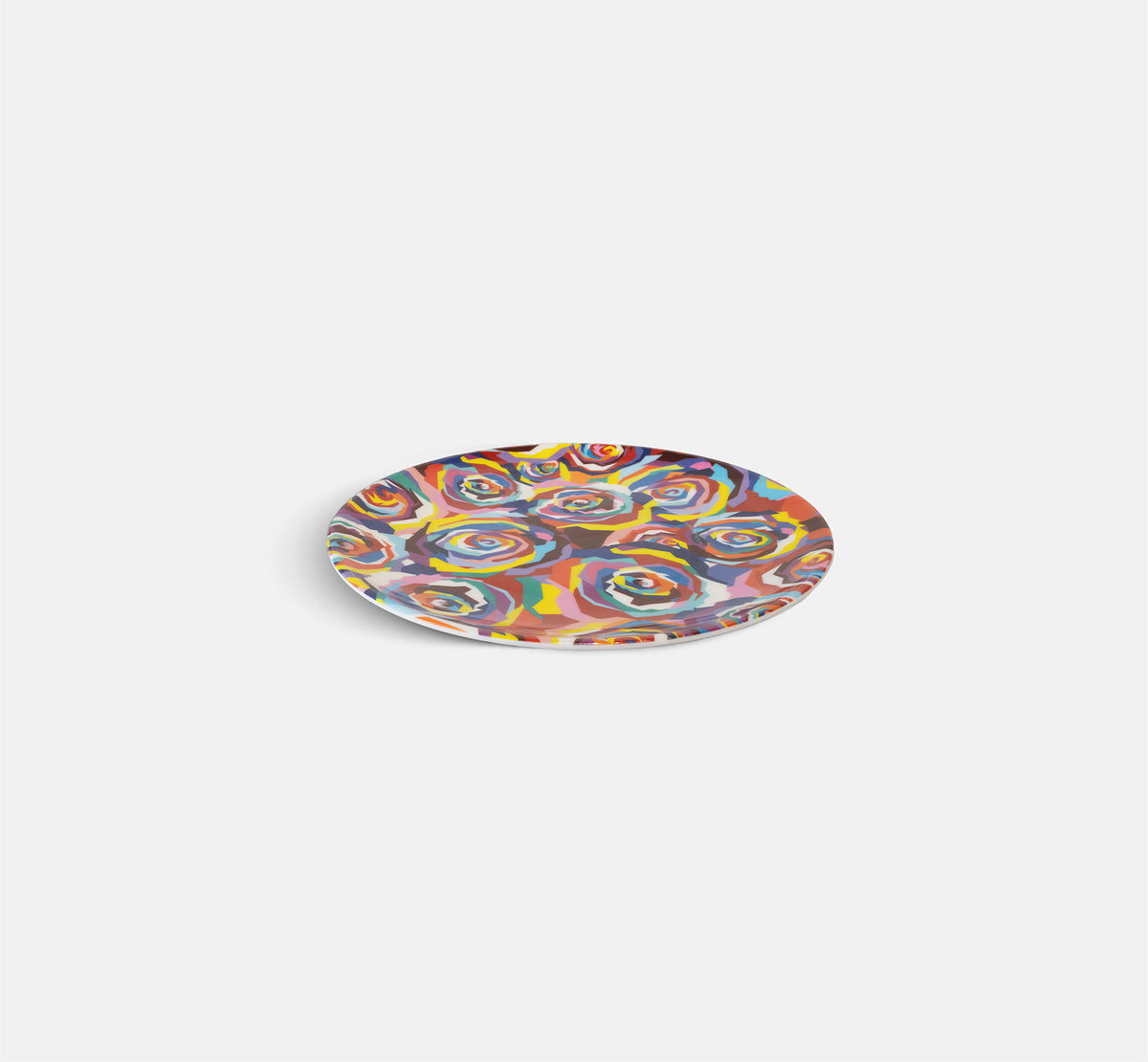 Multicolored Roses Dinner Plate Set of 4