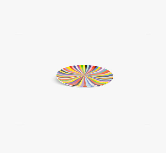 Multicolored Starburst Salad Plate Set of 4