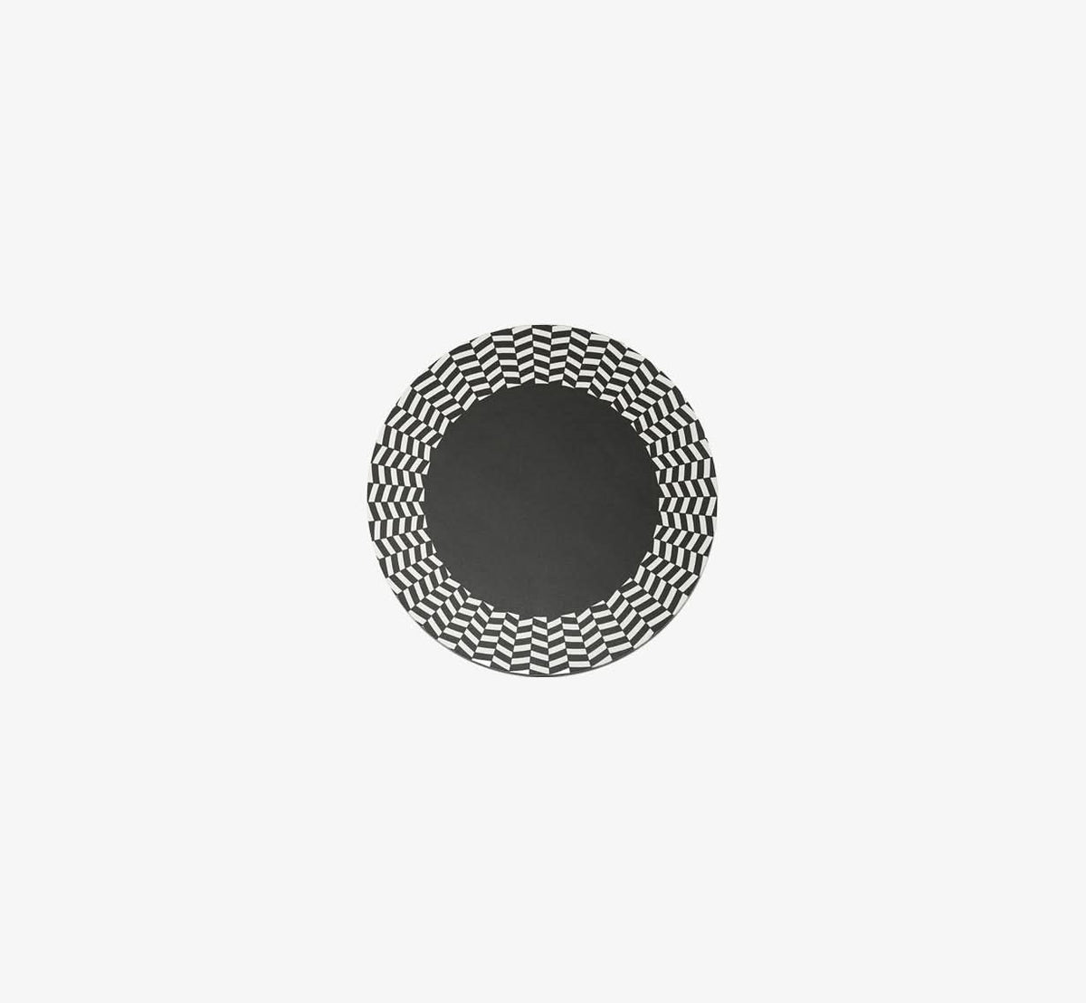 Black & White Chevron Vinyl Placemat Set of 4