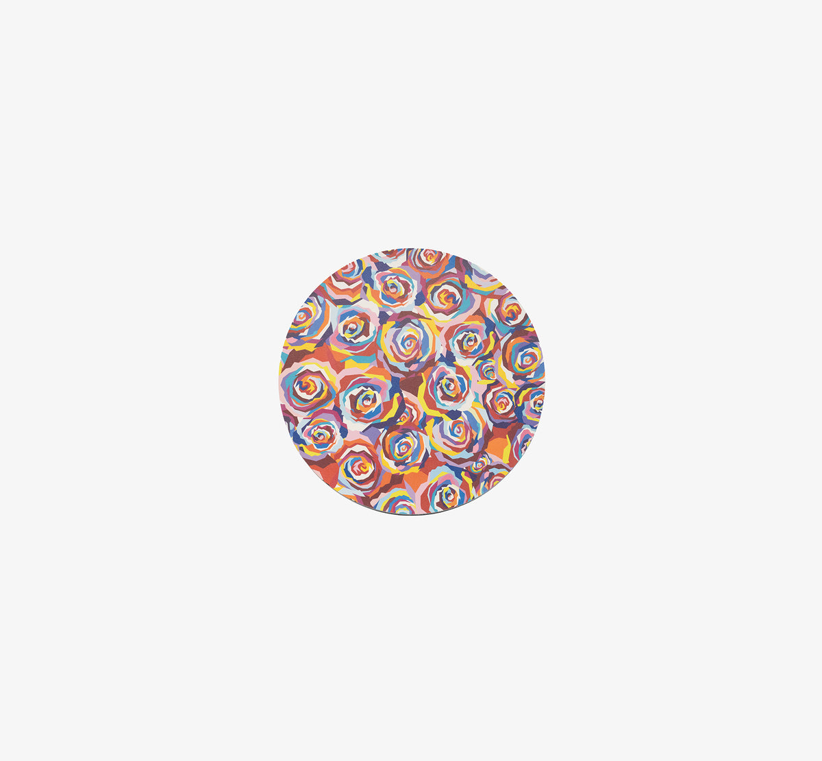 Multicolored Roses Vinyl Placemat Set of 4