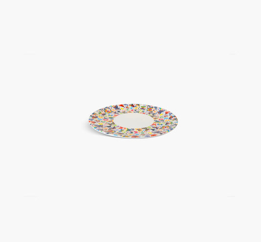 Multicolored Butterflies Salad Plate Set of 4