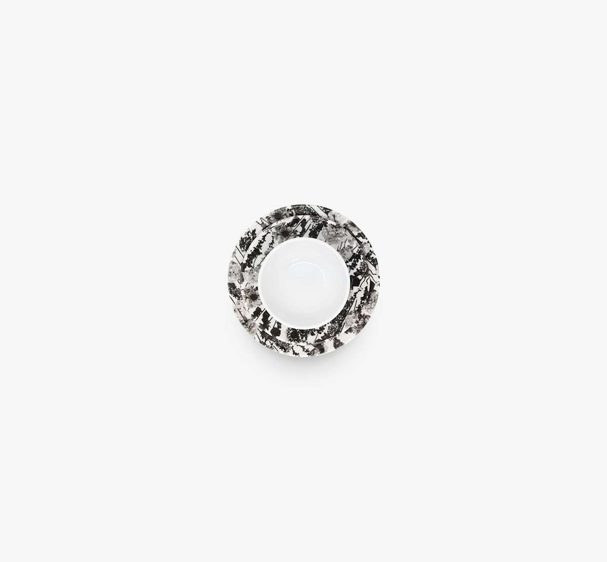 Grayscale Floral Garden Starter Set - 12 Piece Setting
