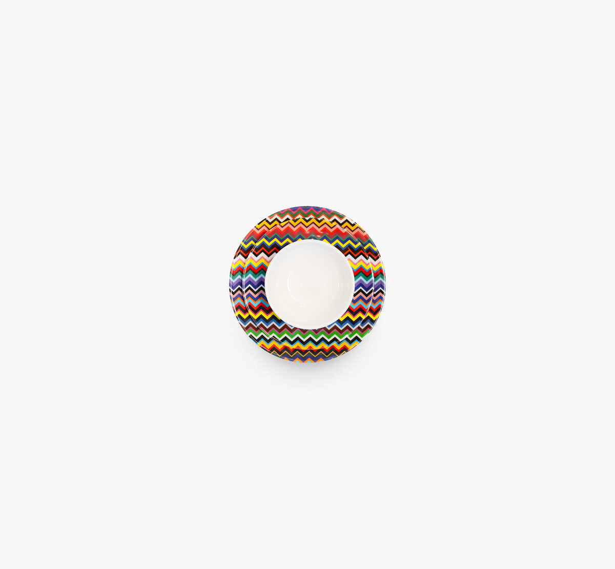 Multicolored Zigzag Starter Set - 12 Piece Setting