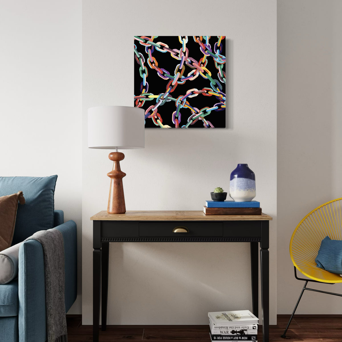 Chain Link Art Print