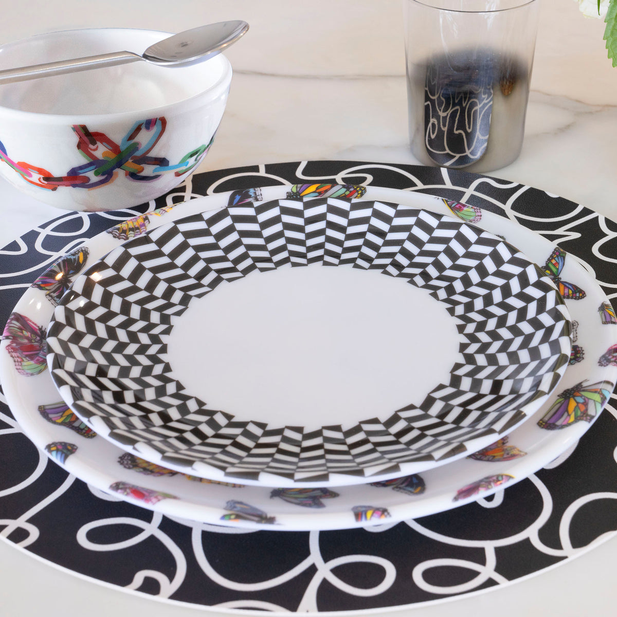Artisanal Whimsy Set 16 Piece Setting