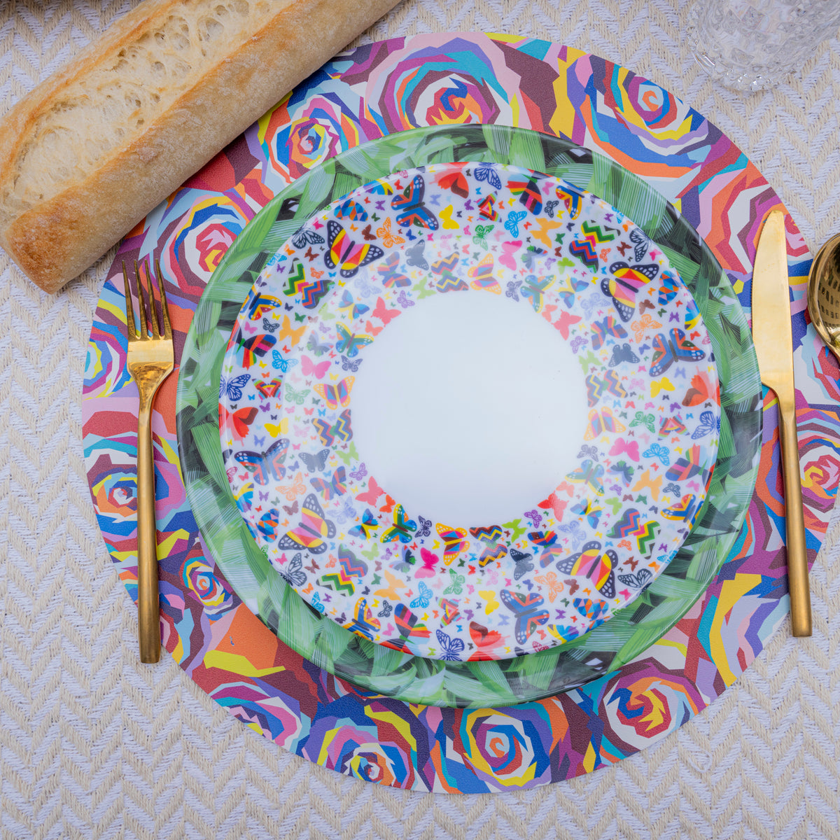 Wild Rose Garden Set 16 Piece Setting