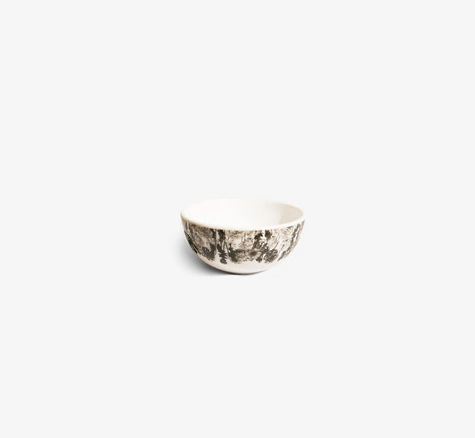 Grayscale Floral Garden Melamine Bowl Set of 4