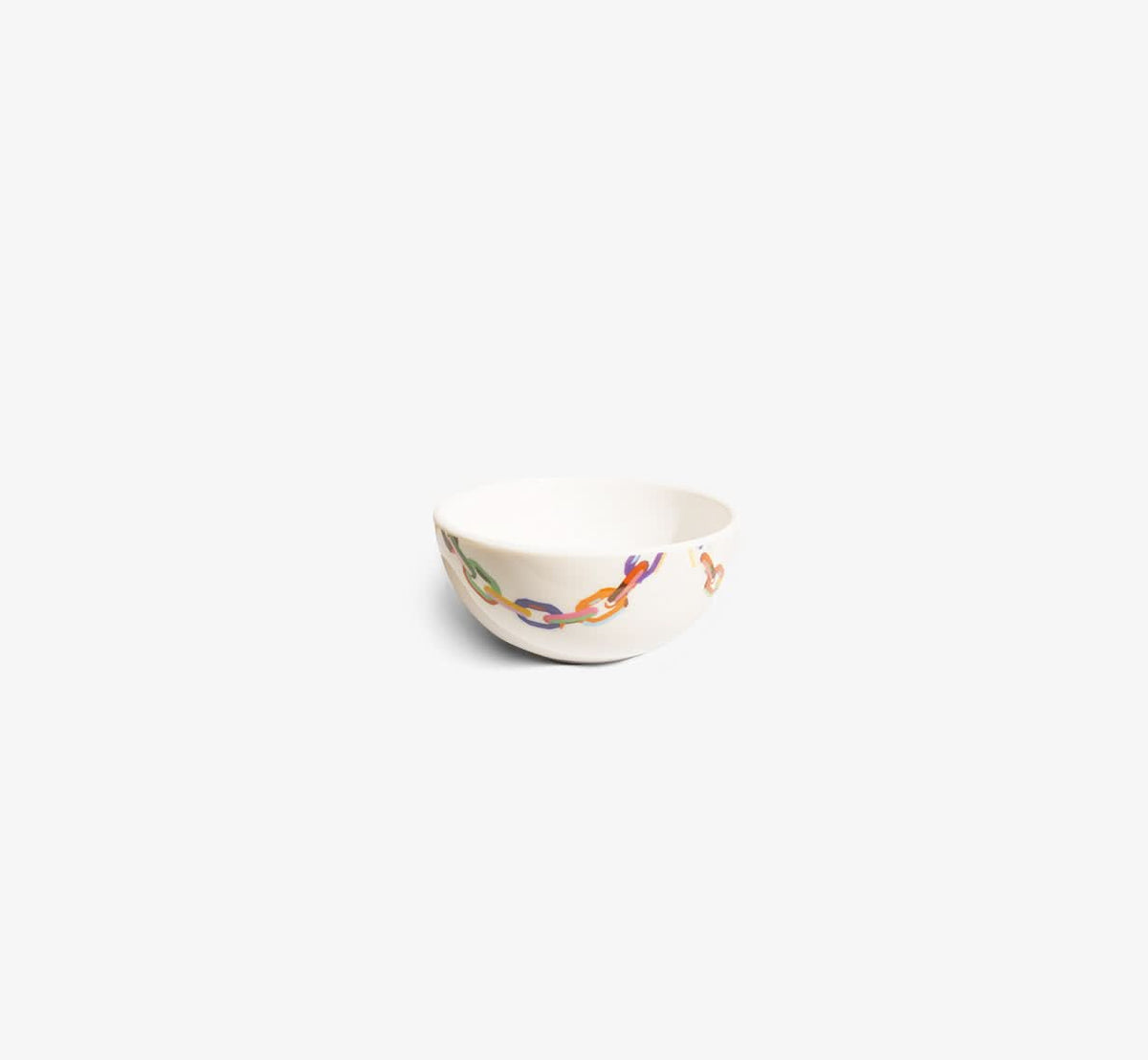 Large Chain Link Melamine Bowl Set of 4