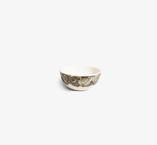 Grayscale Roses Melamine Bowl Set of 4