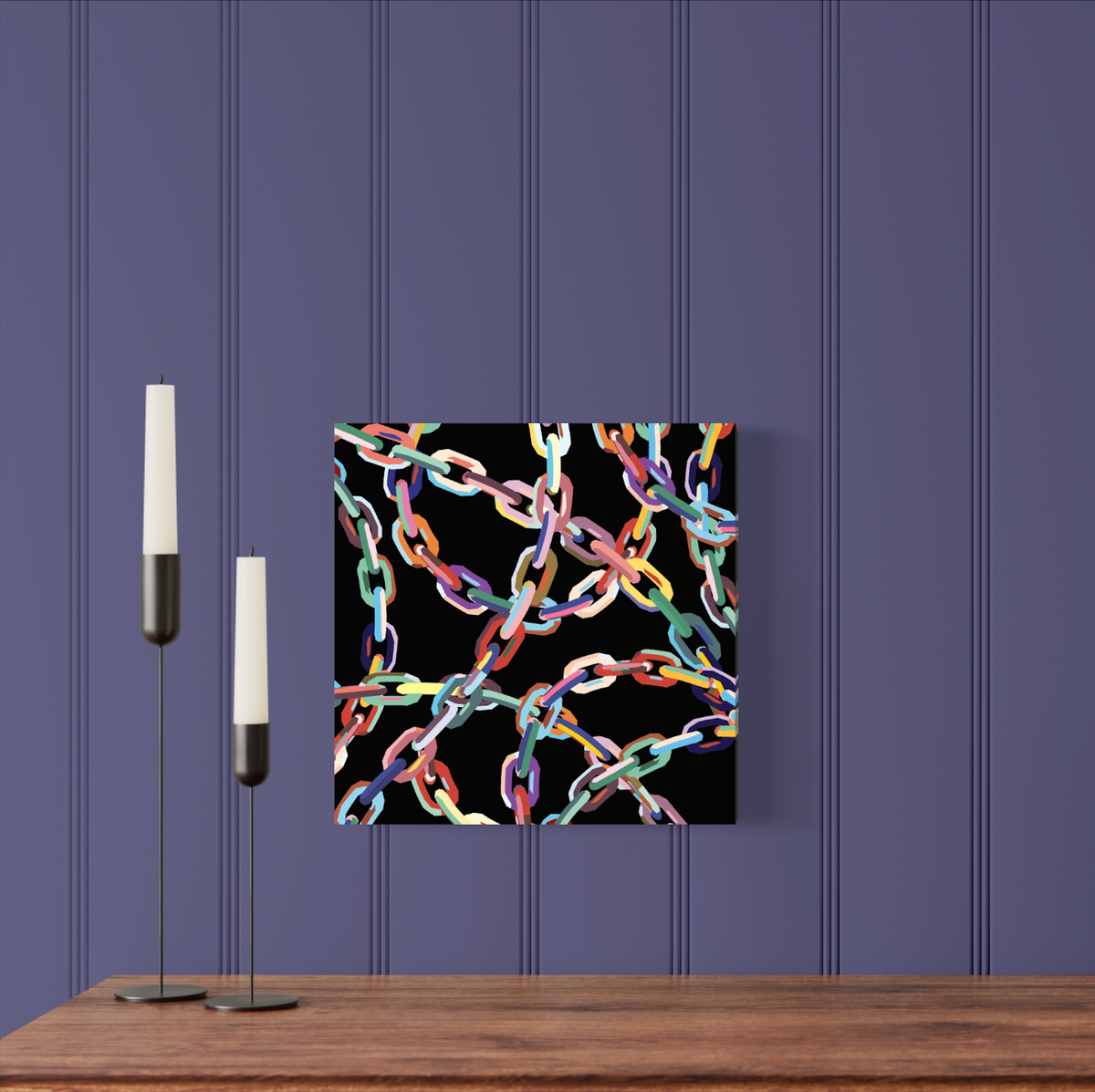 Chain Link Art Print