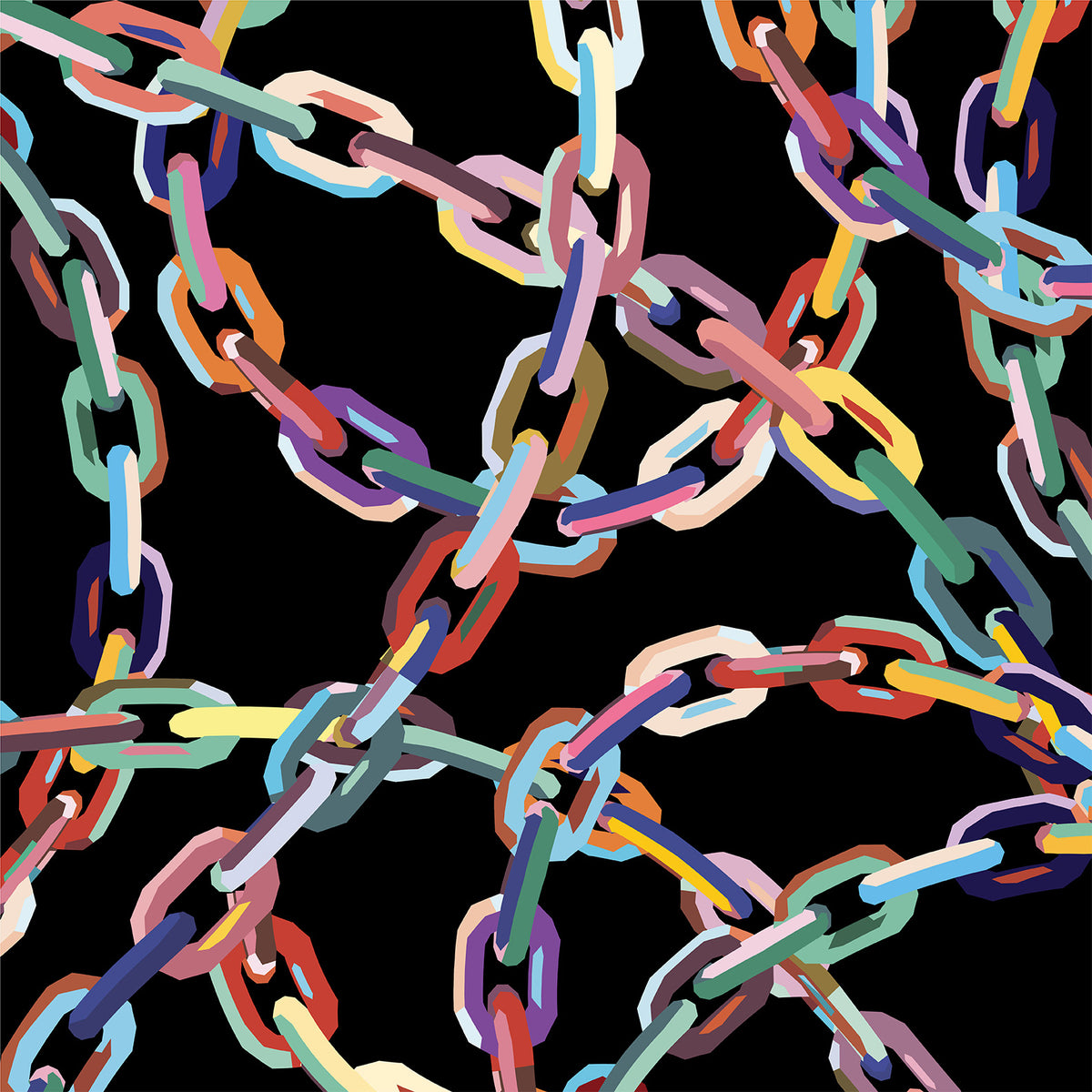 Chain Link Art Print